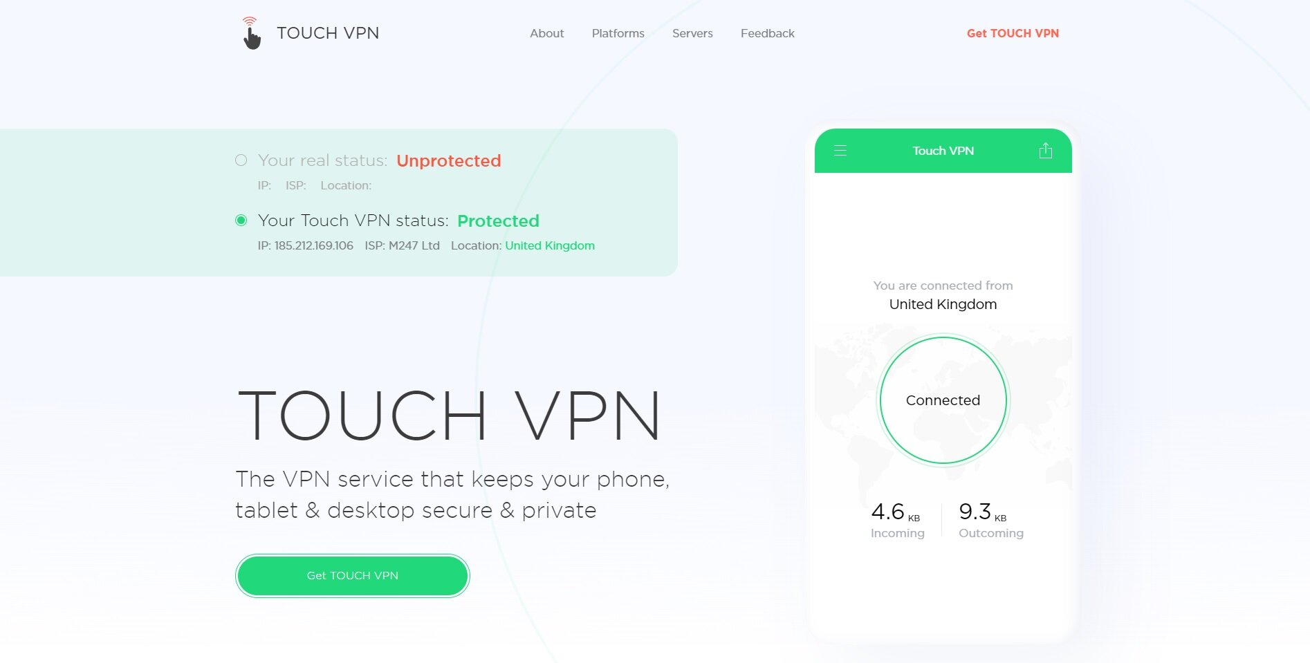 Touchvpn.net – Review and Feedback on the Free VPN Service as a Browser Extension